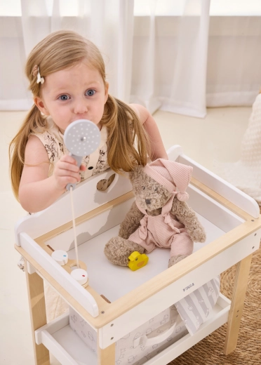 Cambiador y bañera en uno