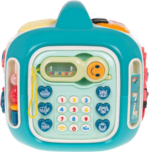 Teléfono, números y sonidos de animales y vehículos