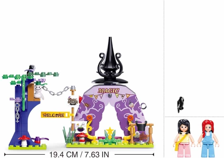 Dos figuras y un árbol