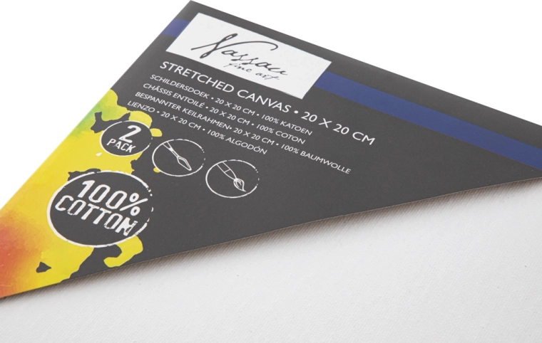 Lienzo 100% algodón con textura fina