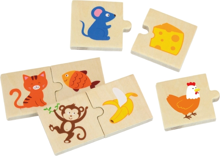 Emparejar animales con su comida