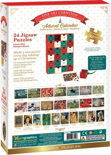 24 días, 24 mini puzzles artísticos