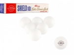 Pelotas de tenis de mesa Shield 40 mm sin costuras, 6 uds