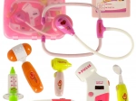 Juego de médico en maletín con efectos rosa