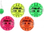 Mini pelota de agua de 14 cm en red – 4 colores neón