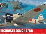 Maqueta de plástico del avión Mitsubishi A6M2b Zero 1/72
