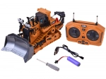 Bulldozer RC con hoja móvil por control remoto