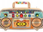 Radio FM de madera – activity board interactivo para niños