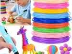 Juego de filamentos PCL para bolígrafo 3D, 10 colores, 50 m
