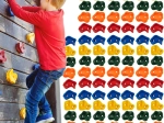Agarres de escalada para niños – set de 10 uds. Kruzzel