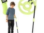 Detector de metales infantil con pantalla LED, bobina impermeable y accesorios