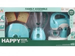 Set de cocina infantil a pilas: tostadora, batidora y batidor