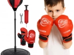 Saco de boxeo infantil con guantes
