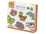 Imanes de madera para niños Animalitos - juego de 20 piezas