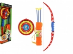 Juego de tiro con arco para niños con diana y flechas con ventosa