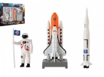 Juguete espacial - set de astronautas y transbordador espacial
