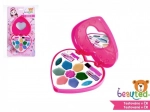Set de maquillaje infantil Beauted paleta en forma de corazón con espejo