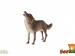 Figura de plástico de lobo