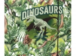 Baagl carpetas protectoras para cuadernos escolares A4 Jumbo dinosaurio