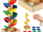 Árbol de bolas de madera MONTESSORI