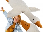 Gran ganso de peluche de 130 cm para niños