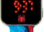 Reloj LED con calendario de Spiderman
