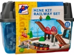 Set infantil de tren con 63 piezas