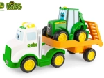 John Deere tractor Johnny con remolcador 37 cm