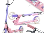 Patinete infantil plegable RICOKIDS Kodi Princesas con freno de mano y de pie
