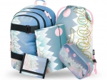 Set BAAGL Skate Moon: Mochila, Estuche, Bolsa, Carpeta y Cartera