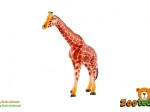 Figura de plástico de jirafa reticulada 17 cm