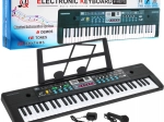 Teclado de 61 teclas con USB y Bluetooth para principiantes MQ-605UFB