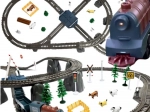Woopie tren de carga eléctrico XXL, 90 piezas
