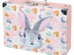 Maletín escolar plegable Bunny con herrajes metálicos