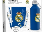 Set de regalo REAL MADRID – botella 650 ml, cuaderno y bolígrafo
