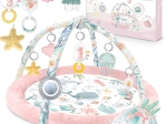 Manta de juego educativa e interactiva Nukido Ocean – rosa