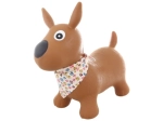 Saltador perrito con pañuelo con bombín