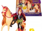 Unicorn Academy Valentina y Cinder – figura de niña y unicornio con accesorios