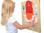 Masterkidz tablero sensoriomotor de pared higiene bucal Flex Montessori