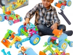 Woopie set de construcción de vehículos 6 en 1 STEM – set creativo de construcción para niños