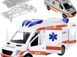 Ambulancia interactiva con luces, sonidos y puertas abatibles