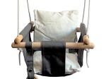 Columpio textil infantil blanco y negro 2Kids Toys