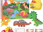 Juego creativo de fieltro para coser dinosaurios – Mundo DIY de dinosaurios