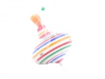 Peonza metálica de colores de 13,5 cm