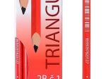 Lápices de grafito CONCORDE triangulares 2B, set de 12 unidades