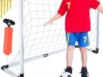 Portería de fútbol para niños con balón y bomba