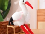 Cigüeña de peluche – juguete suave y achuchable de 37 cm