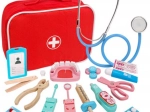 Set de doctor de madera en bolso