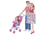 Muñeca embarazada con familia 30 cm