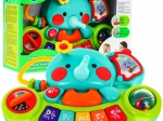 Elefante interactivo con mini piano para niños 6m+ – juguete musical y sonajero